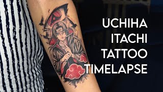 Uchiha Itachi Tattoo Timelapse 🔥✨