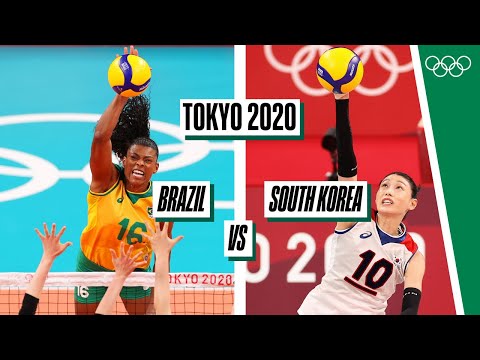 🇧🇷 🆚 🇰🇷 - Full Women's Volleyball Semifinal at Tokyo 2020 🏐