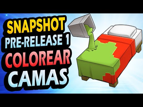 👉 Por fin COLOREAR! ✅ Snasphot Pre-Release 1 Minecraft 1.20