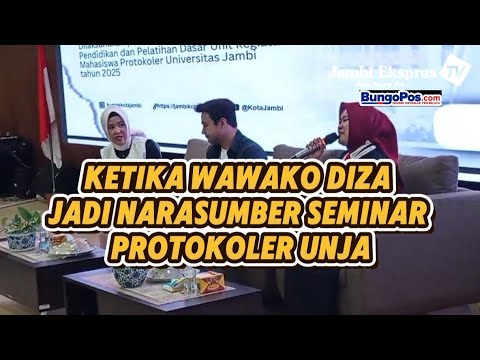 REAKSI MAHASISWA KETIKA WAWAKO DIZA JADI NARASUMBER 