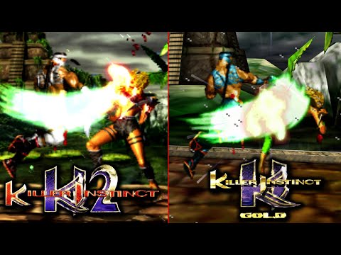 Killer Instinct 2 vs Killer Instinct Gold - Comparison Video - Which is better?