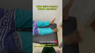 Download lagu Spine surgery Rehab exercises mp3 Download lagu Spine surgery Rehab exercises mp3