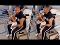 ROY JONES JR IMMEDIATELY AFTER MIKE TYSON WEIGH IN WATCHING KUNG FU MOVIES & CHOWING DOWN!