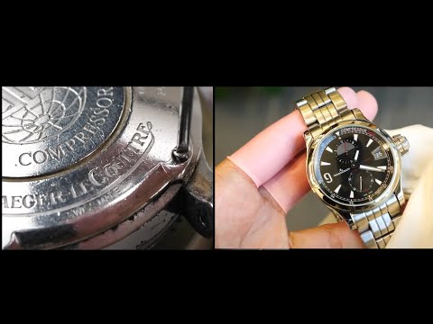 Old and Rusty watch Makes It Look new Again.Jaeger LeCoultre.Restoration/Rebuild.#128.
