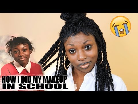 HOW I DID MY MAKEUP IN HIGH SCHOOL! WTF! THE GLOW UP WAS REAL