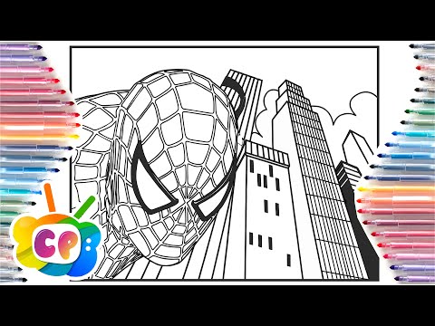 Spider-man coloring pages / how to draw Spider-man /Cartoon - Dont Be A Stranger  [NCS Release]
