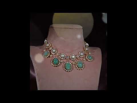 Feroza Necklace for Women: Krishna Pearls and Jewelelrs