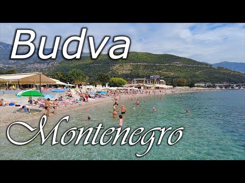 🌞Budva, Montenegro ⁴ᴷ,🌡T+30C°  - 4K, walking tour - travel guide