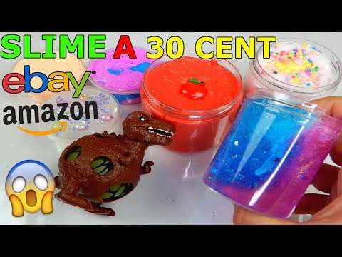 SLIME A 30 CENTESIMI DA AMAZON ED EBAY! COME SARANNO! Iolanda Sweets