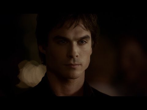 TVD 1x4 - Damon causes a fight between Elena and Stefan | Delena Scenes HD