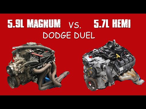 JUNKYARD DODGE 5.9L MAGNUM VS JUNKYARD 5.7L HEMI-WHO MAKES MORE DYNO TESTED TORQUE?