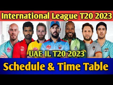INTERNATIONAL T20 League 2023 Schedule | ITL 2023 Schedule