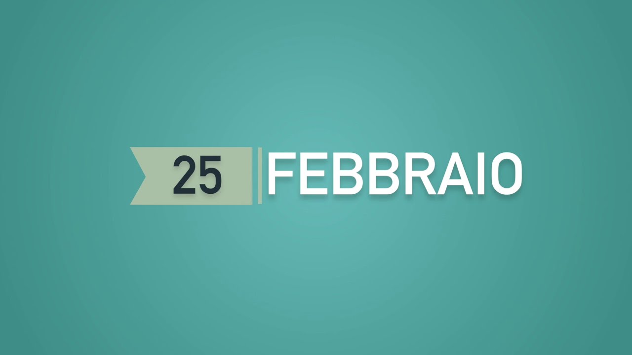 Meditazione Calendario “Parole di Vita” del 25 Febbraio 2021