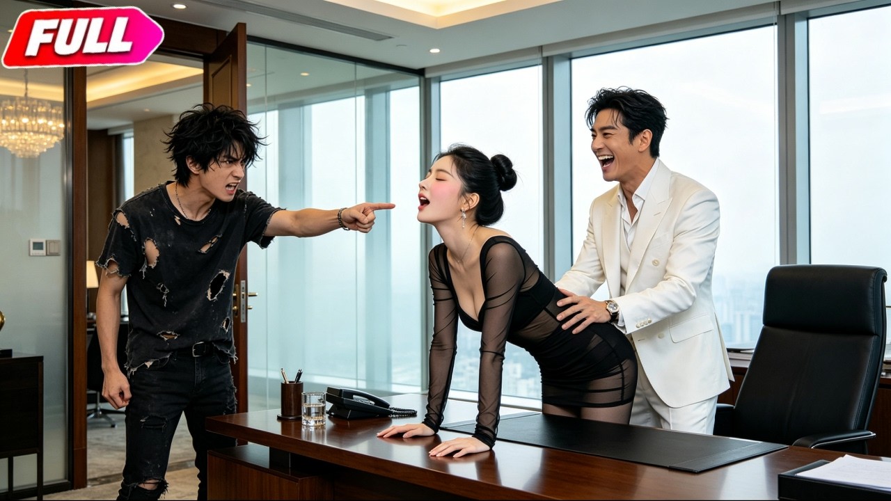 رجل يعود من الخارج ليرى خطيبته تصرخ بينما يعتدي عليها ذلك المدير التنفيذي! يقبض قبضته وينتقم!
