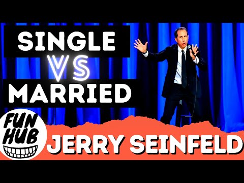 JERRY SEINFELD - SINGLE VS. MARRIED LIFE COMPARED | Funny Video | FUN HUB CLUB