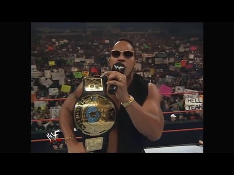 The Rock Says Stone Cold Steve Austin Is The Biggest Piece Of Texas Trash Walking Sunday Heat 3/7/99