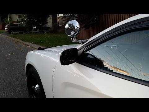 How to Remove or Replace a Unity Police Spotlight - Dodge Charger
