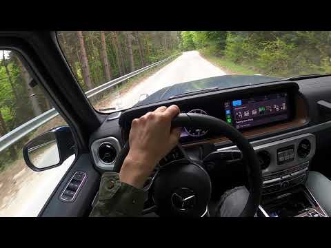 Mercedes G500 2020 POV - winding road