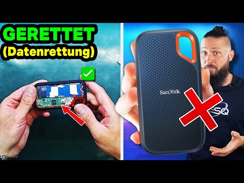 Daten von defekter Festplatte wiederherstellen - So geht's✅ Externe Sandisk SSD💽 Datenrettung SSD