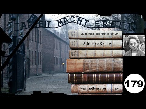 (179) Zeuge: Adrienne Krauz - Frankfurter-Auschwitz-Prozess