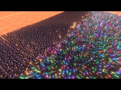 3000 Soul Tyrants' vs  5000 Laser Knight's  | Ultimate Epic Battle Simulator |