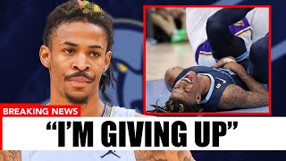 It’s a Very Sad NBA Season for Ja Morant…