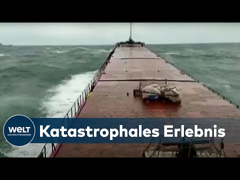 NATURGEWALT: Wie Monsterwellen einen großen Frachter in Stücke reißen - drei Seeleute ertrinken