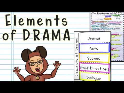 Elements of Drama Interactive Lesson for Beginners