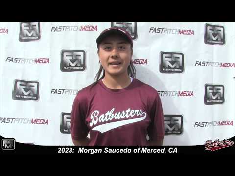 2023 Morgan Saucedo Pitcher and Shortstop Softball Skills Video - Batbusters Gomes/Ching
