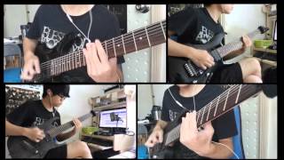 Rings Of Saturn--Abducted guitar cover(Ibanez RGIF7 Iron Label 2015 fanned fret 7/S7420)