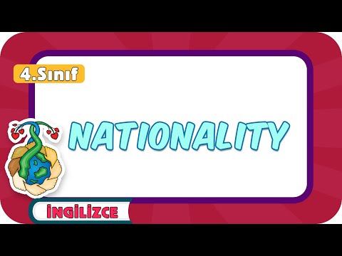 Nationality 📚 4.Sınıf İngilizce #2024