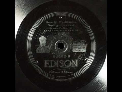 Edison Records: 1920 "ROSE OF WASHINGTON SQUARE" in HD