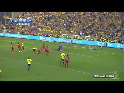 Brondby vs Liverpool - Ferhan Hasani goal 2014 HD