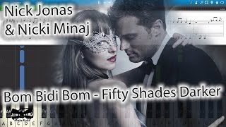 Nick Jonas & Nicki Minaj - Bom Bidi Bom [Piano Tutorial | Sheets | MIDI] Synthesia