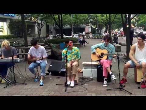 잔나비(JANNABI)_150718_Yellow(Cold Play)Cover @서현 버스킹