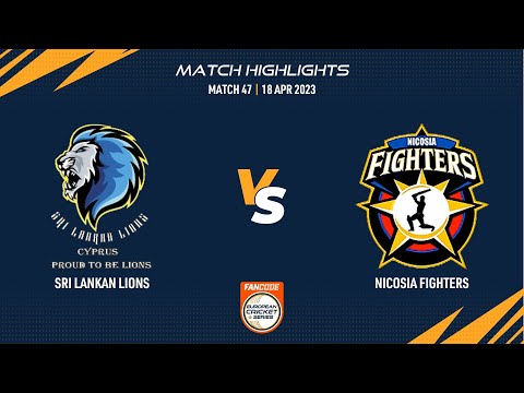 Match 47 - SLL vs NFCC | Highlights | FanCode ECS Cyprus | 18 Apr 2023 | ECS23.214