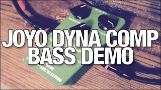 Video thumbnail for Joyo JF-10 Dyna Compressor - Bass Demo by Adam Aarts