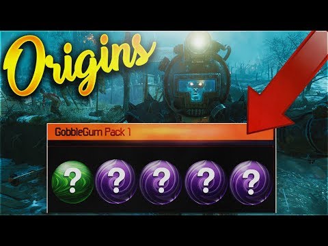 BEST GOBBLE GUM PACK FOR ORIGINS REMASTERED EASTER EGG! - BLACK OPS 3 ZOMBIES CHRONICLES GUIDE