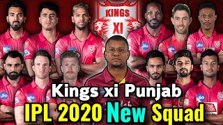 IPL 2020 Kings Xi Punjab New and Final squad | Kings Xi Punjab Players list in IPL 2020 | IPL 2020