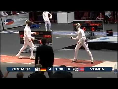 Belfast World Championships 2009 JME - L32 - Cremer GER v Vonen NOR