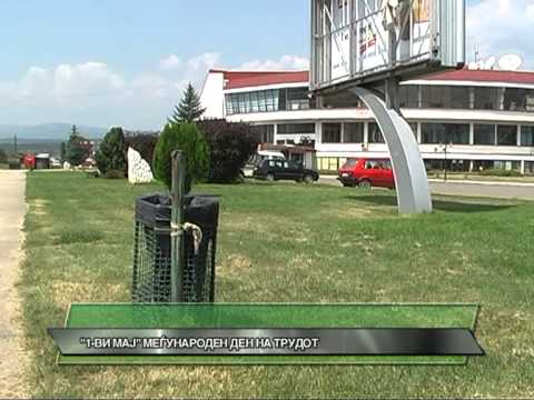 D1 TELEVIZIJA VESTI 01.05.2013 -1  MAJ MEGUNARODEN DEN NA TRUDOT