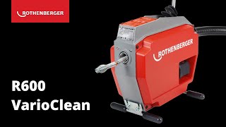 Cordless pipe cleaning machine R600 VarioClean