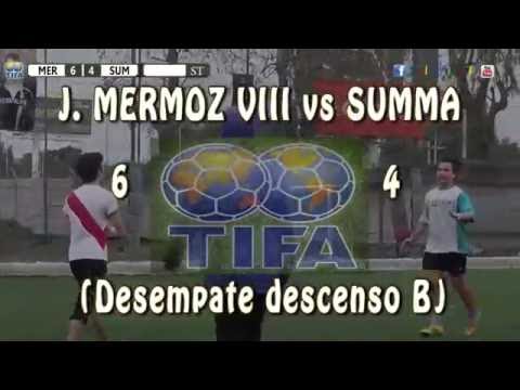6 J MERMOZ VIII vs SUMMA 4 Desempate descenso B   -  10-07-2016
