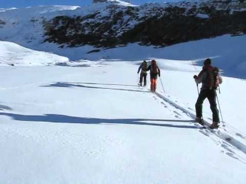 Powder under a blue sky, Bucegi Mt.
