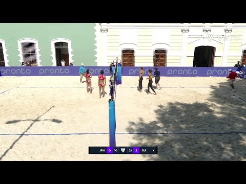 Hashimoto/Reika vs. Böbner/Vergé-Dépré, Z. - Beach Volleyball - Women - Match Highlights, 16/03/2022