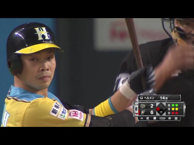 【8回裏】得点圏打率1位!! ファイターズ・近藤のタイムリー!! 2017/5/19 F-Bs