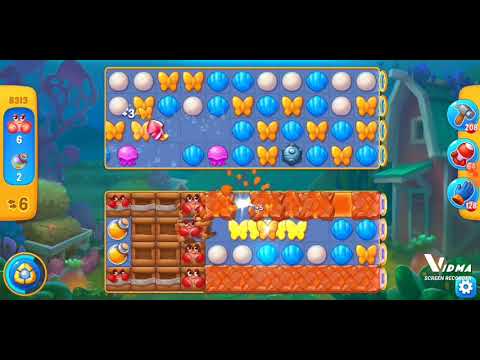 Fishdom. 8313 level no boosters and diamonds - 15 moves