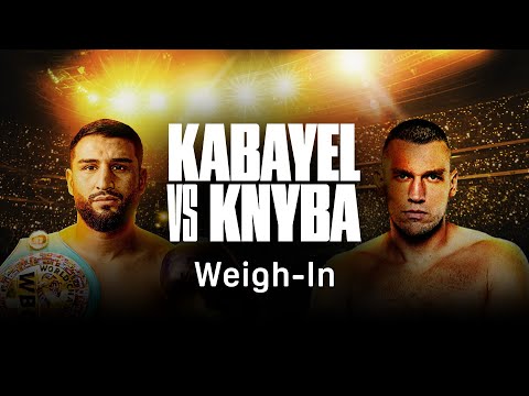 LIVE: Agit Kabayel vs Damian Knyba | Weigh-In | Boxen | DAZN