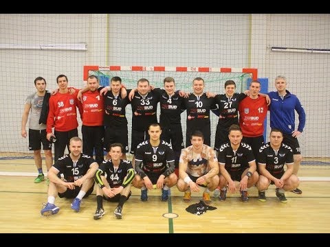 Końcówka meczu AZS UMK Toruń - Jeziorak Iława 28:31 (12:13), II liga piłki ręcznej