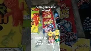 Selling snacks at school
